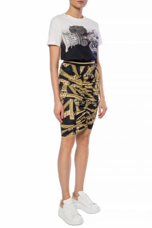 Gathered patterned skirt, zdjęcie 2 Gathered patterned skirt od Versace Jeans